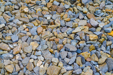 Texture crushed stone