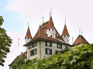 Fototapeta na wymiar Thun Castle (Schloss Thun). Switzerland 