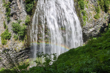 Fototapeta na wymiar Narada Falls in Mount Rainier National Park
