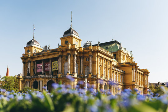 Kroatisches Nationaltheater in Zagreb, Kroatien