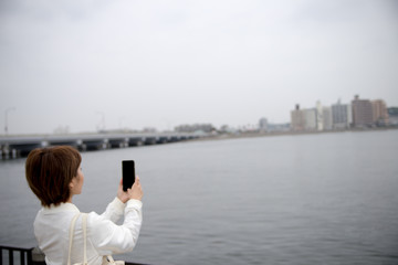 Fototapeta premium 若い女性，ボディーパーツ