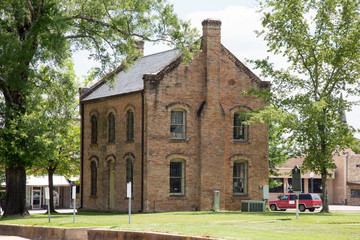 courthouse, texas, building, architecture, brick, old, sky, historic, us, beautiful, state, office, monument, old building, tourism, travel, vintage, small town, landmark, clock, antique, landscape, d
