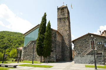 Fototapeta na wymiar Church - Castellfollit de la Roca - Spain