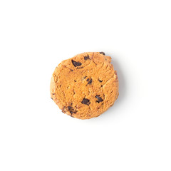 homemade cookies on white background