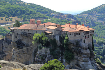 Fototapeta na wymiar Monastery of Varlaam in Meteora, Greece
