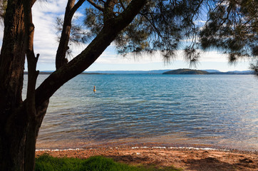 Murrays Beach on Lake Macquarie New South Wales, Australia