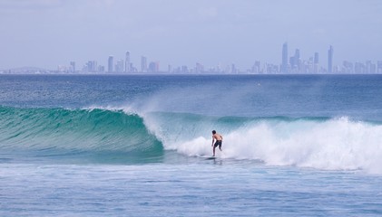 Surfer on Gold Coast © Mark