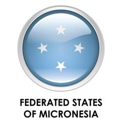 Round flag of Federated States of Micronesia