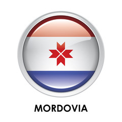 Round flag of Mordovia