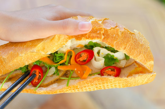Banh Mi - most popular Vietnamese sandwich