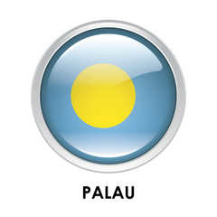 Round flag of Palau