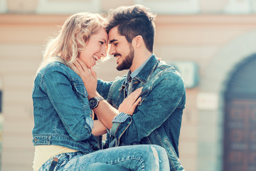 Happy young couple