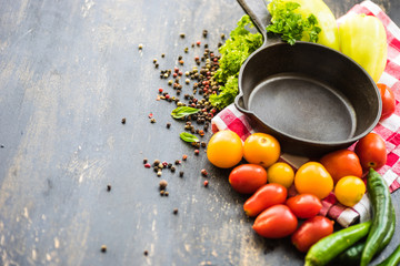 Organic food concept