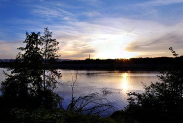 Naklejka na ściany i meble sunset