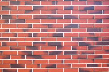 old brick wall of red brick123