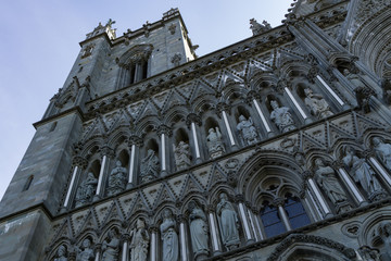 Nidaros Cathedral in Trondheim, Norway - 165255348