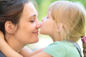 Mother and daughter.
