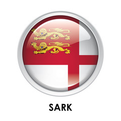 Round flag of Sark