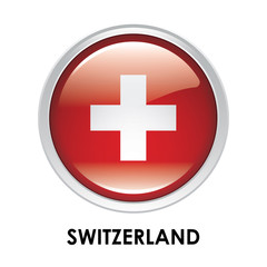 Round flag of Switzerland