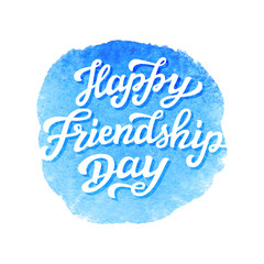 Happy Friendship Day lettering text