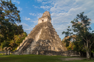 Temple I at the archaeological site Tikal, Guatemala