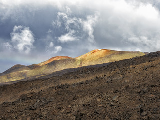 Etna aktiver Vulkan auf Sizilien