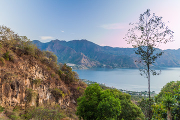 Fototapeta na wymiar Atitlan lake in Guatemala