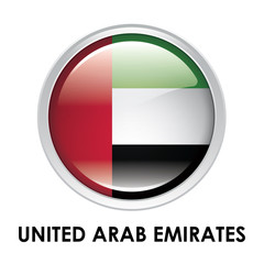 Round flag of United Arab Emirates