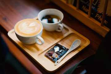 Morning life with your favorite coffee in a delicious coffee shop.
