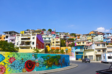 【エクアドル】グアヤキルのサンタ・アナの丘