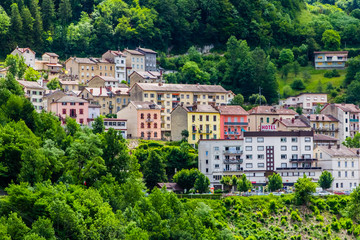 vue de Saint-Claude dans le Jura