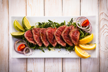 Beef and vegetables