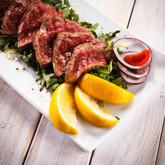 Beef and vegetables