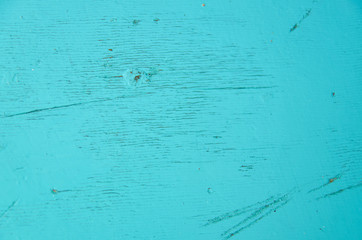 bright blue wooden texture board as background