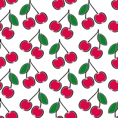 Bright cherry background 