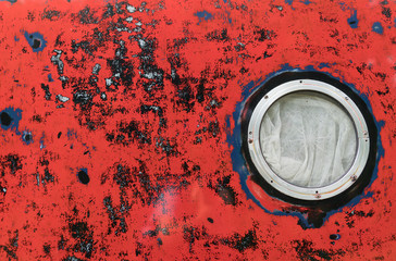 RED PORTHOLE BACKGROUND