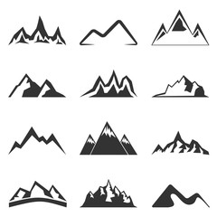 Mountain Shapes For Logos