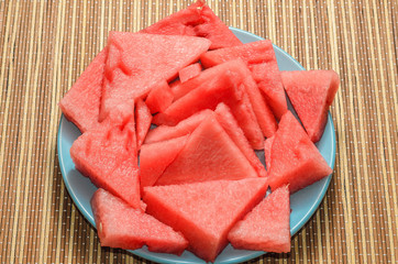 A few slices of watermelon