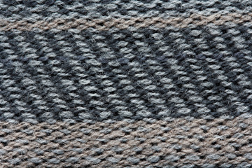 Wool knitted fabric macro texture