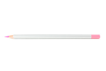 Colourful pencil isolated on a white, close up