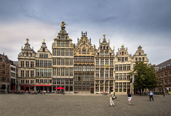 Cental square of Antwerpen, Belgium
