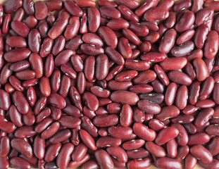 Red beans background.
