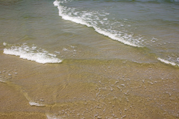 small wave of sea