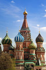 Fototapeta na wymiar Saint Basil's Cathedral in Moscow