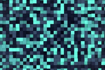 3d illustration of boxes top view background imitating the flat style 