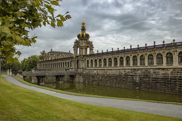 Obraz premium Zwinger in Dresden im September