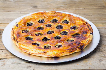 Homemade berry fruit sweet pie