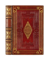 Old books with beautiful vintage covers