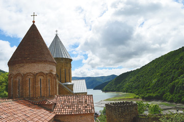 Ananuri castle and lake in Georgia