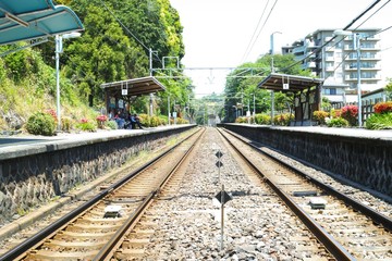 Obraz premium 田舎線路